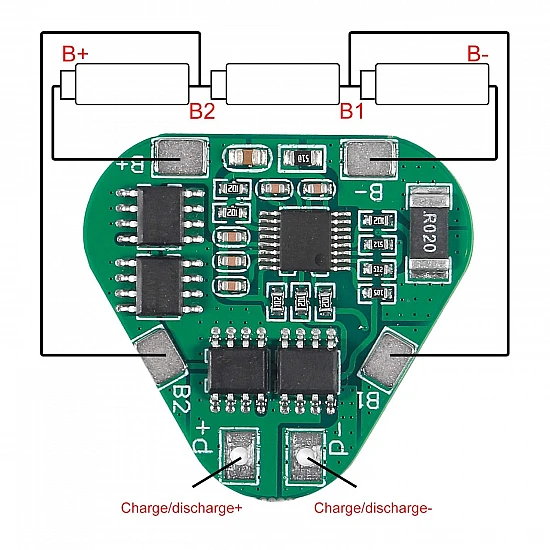 3S12V 18650 Lithium Battery Protection Board 3S12V 18650 Lithium Battery Protection Board