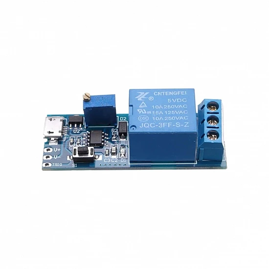 5V-30V Micro USB Power Adjustable Delay Relay Timer Control Module 5V-30V Micro USB Power Adjustable Delay Relay Timer Control Module