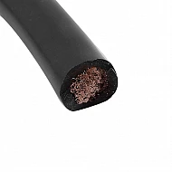 8AWG High Quality Black Silicon Wire - 1 Meter