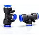8mm T Union Pneumatic Pipe Fitting Connector 8mm T Union Pneumatic Pipe Fitting Connector