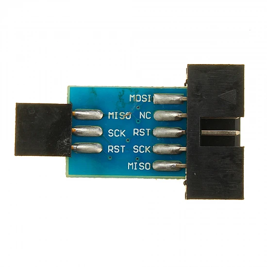 AVR ISP 10 Pin to 6 Pin Adapter Board AVR ISP 10 Pin to 6 Pin Adapter Board