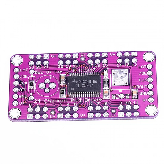 CJMCU TLC5947 12-Bit 24-Channel PWM LED Driver Module CJMCU TLC5947 12-Bit 24-Channel PWM LED Driver Module