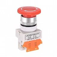 LAY37 01ZS 1Normally Closed Self-Locking 22mm Mushroom Head Emergency Stop Switch