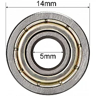 Mini 605ZZ Ball Bearing | (5x14x5)