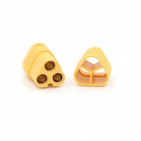 MT60 3.5mm 3 pole Motor/ESC Bullet Connector Plug Set MT60 3.5mm 3 pole Motor/ESC Bullet Connector Plug Set