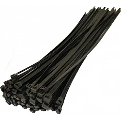200 mm X 3.5 mm Nylon Flexible Black 100pcs Straps  Cable Tie 200 mm X 3.5 mm Nylon Flexible Black 100pcs Straps  Cable Tie