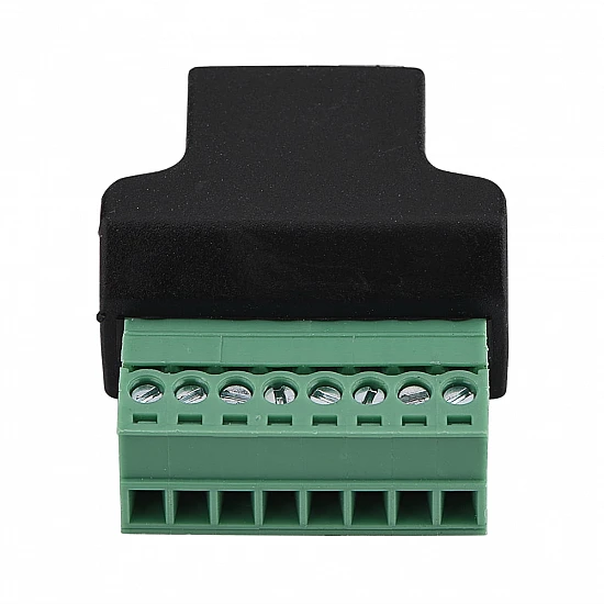 RJ45 Female to 8 Pin Screw Terminal Adaptor RJ45 Female to 8 Pin Screw Terminal Adaptor