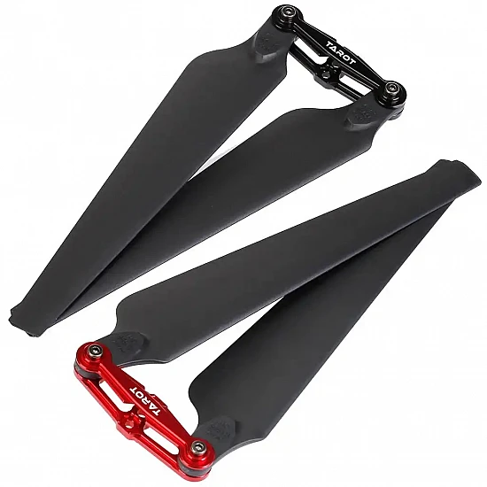 Tarot 1760 High Efficiency 17inch Folding Propeller Pair (CW+CCW) With Mounting Clips Tarot 1760 High Efficiency 17inch Folding Propeller Pair (CW+CCW) With Mounting Clips