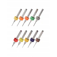 0.1-1mm Mixed 3D Printer Nozzle Cleaning Drill Bit Kit - 10Pcs