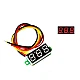 0.28inch 0-100V Three Wire DC Mini LED Display Voltmeter - Red 0.28inch 0-100V Three Wire DC Mini LED Display Voltmeter - Red
