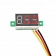 0.28inch 0-100V Three Wire DC Mini LED Display Voltmeter - Red 0.28inch 0-100V Three Wire DC Mini LED Display Voltmeter - Red