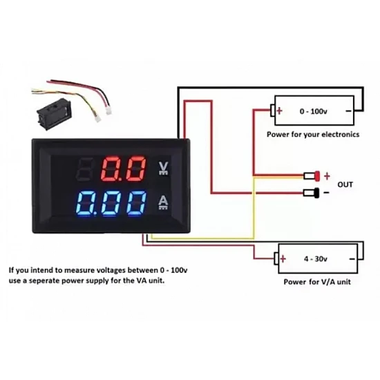 0.28inch DC 100V 100A LED Digital Voltmeter Ammeter 0.28inch DC 100V 100A LED Digital Voltmeter Ammeter