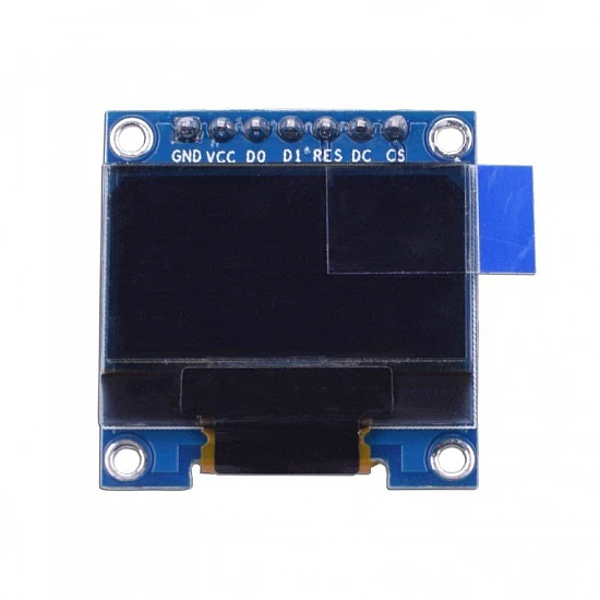0.96 Inch SPI/I2C OLED 128×64 Display Module 7 Pin - Blue 0.96 Inch SPI/I2C OLED 128×64 Display Module 7 Pin - Blue