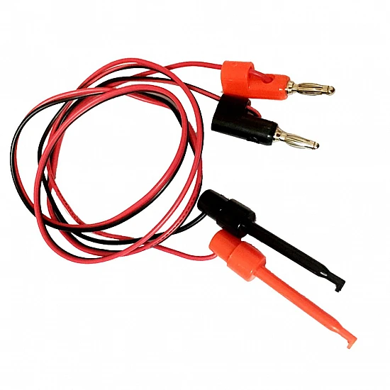 1 Pair Banana Plug to Test Hook Clip for Multimeter 1 Pair Banana Plug to Test Hook Clip for Multimeter