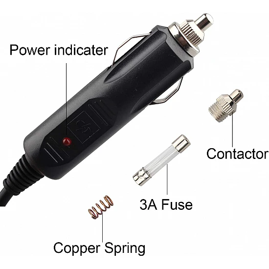 1.5M DC 12V Car Charger Power Adapter 1.5M DC 12V Car Charger Power Adapter
