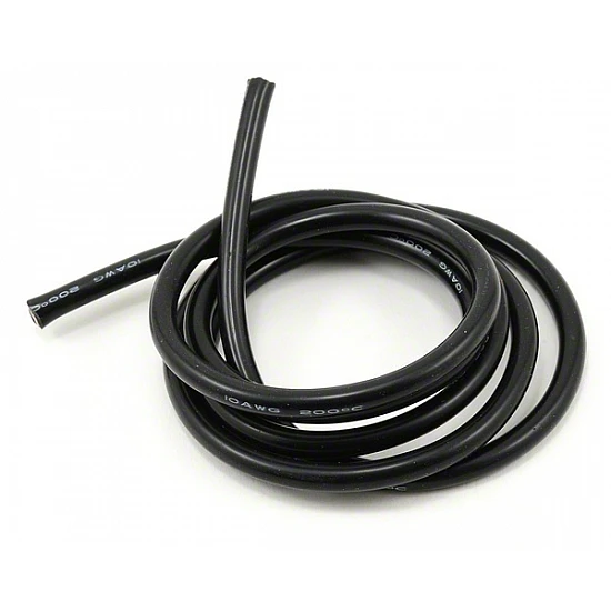 10AWG High Quality Black Silicon Wire - 1Meter 10AWG High Quality Black Silicon Wire - 1Meter