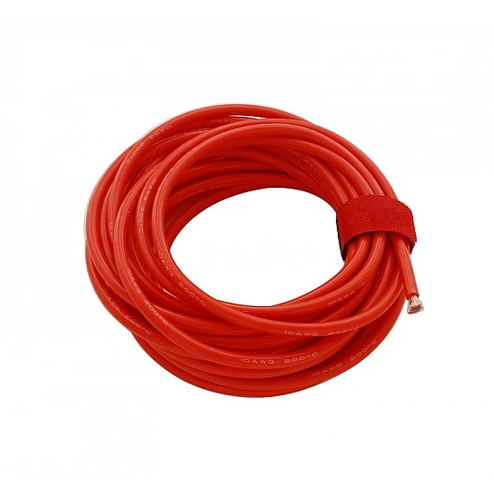 10AWG High Quality Red Silicon Wire - 1Meter 10AWG High Quality Red Silicon Wire - 1Meter