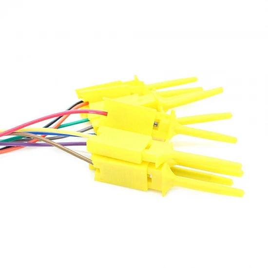 10CH Quality Test Hook Clip Logic Analyzer Test Folder Doupont cable 10CH Quality Test Hook Clip Logic Analyzer Test Folder Doupont cable