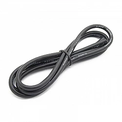 12AWG High Quality Black Silicon Wire - 1 Meter