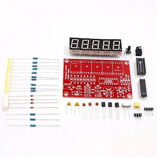 1Hz-50MHz Crystal Oscillator Frequency Counter Meter DIY Kit 1Hz-50MHz Crystal Oscillator Frequency Counter Meter DIY Kit