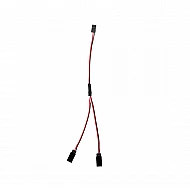 1JR Male To 2 Futaba Female Y Type Servo Extension Wire - 30cm