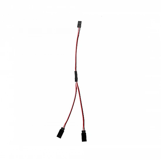 1JR Male To 2 Futaba Female Y Type Servo Extension Wire - 30cm 1JR Male To 2 Futaba Female Y Type Servo Extension Wire - 30cm
