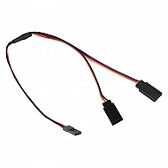 1JR Male To 2 Futaba Female Y Type Servo Extension Wire - 30cm