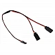 1JR Male To 2 Futaba Female Y Type Servo Extension Wire - 30cm 1JR Male To 2 Futaba Female Y Type Servo Extension Wire - 30cm