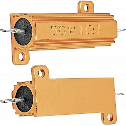 RX24 50W-1Ω Aluminum Metal Shell Case Wirewound Resistor