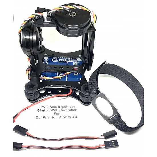 2-Axis Brushless Drone Camera Gimbal with Controller 2-Axis Brushless Drone Camera Gimbal with Controller