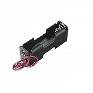 2 x AA Battery Back To Back Holder Case 