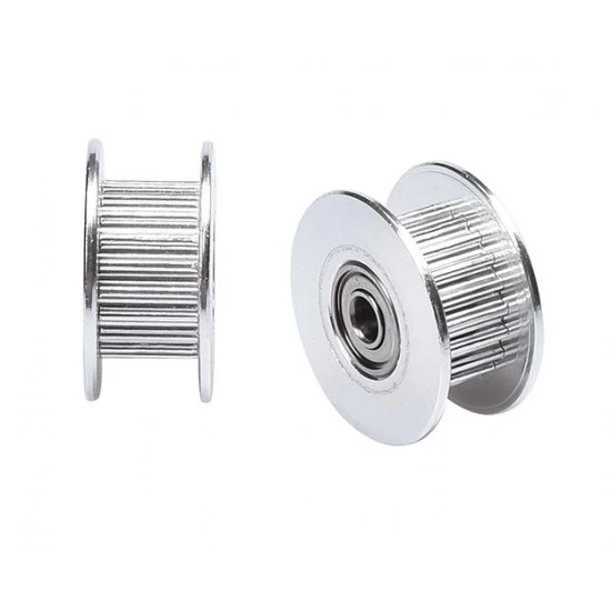 20 Tooth 3mm Bore GT2 Timing Idler Aluminum Pulley for 6mm Belt 20 Tooth 3mm Bore GT2 Timing Idler Aluminum Pulley for 6mm Belt