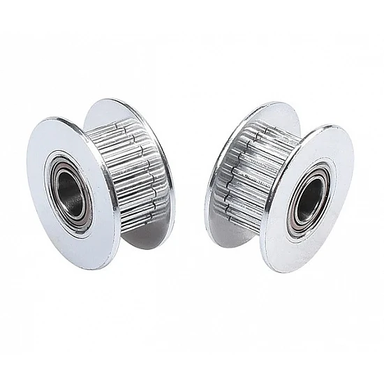 20 Tooth 5mm Bore GT2 Timing Idler Aluminum Pulley For 6mm Belt 20 Tooth 5mm Bore GT2 Timing Idler Aluminum Pulley For 6mm Belt
