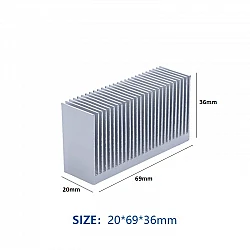 20x69x36mm Aluminum Heatsink