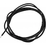 22AWG High Quality Black Silicon Wire - 1 Meter