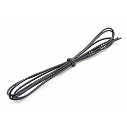 24AWG High Quality Black Silicon Wire - 1 Meter