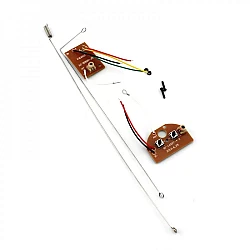 2CH RC Remote Control 27MHz Circuit PCB Transmitter and Receiver Board with Antenna Set