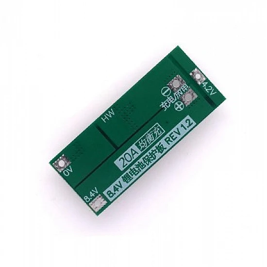 2S 7.4V 8.4V 20A 18650 Lithium Battery Protection Board with Balanced Version 2S 7.4V 8.4V 20A 18650 Lithium Battery Protection Board with Balanced Version