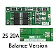 2S 7.4V 8.4V 20A 18650 Lithium Battery Protection Board with Balanced Version 2S 7.4V 8.4V 20A 18650 Lithium Battery Protection Board with Balanced Version