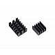 3 in 1 Black Aluminum Heatsink for Raspberry Pi 3/4 3 in 1 Black Aluminum Heatsink for Raspberry Pi 3/4