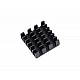 3 in 1 Black Aluminum Heatsink for Raspberry Pi 3/4 3 in 1 Black Aluminum Heatsink for Raspberry Pi 3/4