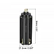3 x AAA Black Cylindrical Battery Holder 3 x AAA Black Cylindrical Battery Holder