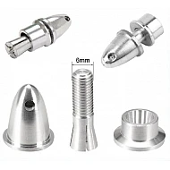 3.17mm  RC Aluminum Bullet Propeller Adapter Holder for Brushless Motor (Collet Type)