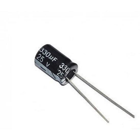 330uF 25V Electrolytic Capacitor 330uF 25V Electrolytic Capacitor