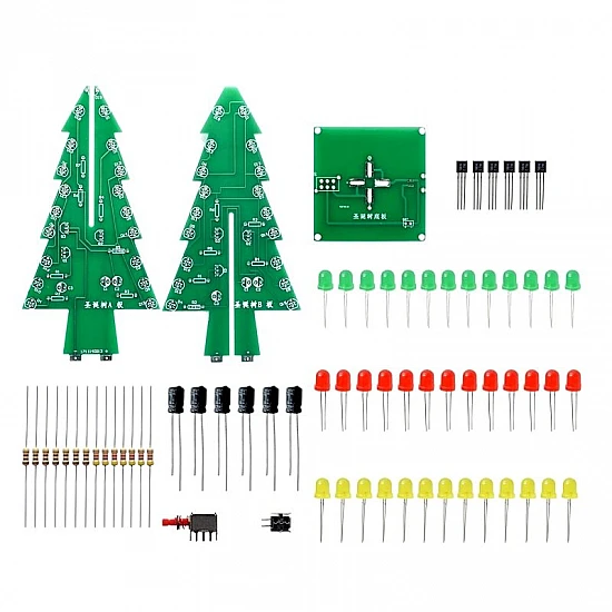 3D Christmas Tree LED DIY Kit 3D Christmas Tree LED DIY Kit