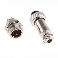 GX20/RS765 3-Pin Aviation Plug Connector Set