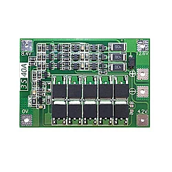 3S 11.1V 12.6V 40A 18650 Lithium Battery Protection Board (Enhanced version) 3S 11.1V 12.6V 40A 18650 Lithium Battery Protection Board (Enhanced version)