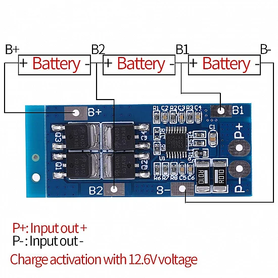 3S 11.1V Lithium Battery Protection Board 3S 11.1V Lithium Battery Protection Board