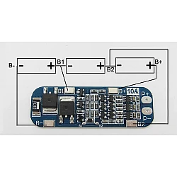 3S 10A 11.1V 18650 Lithium Battery Protection Board