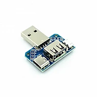 4 in 1 USB Adapter Board Male to Female Micro Type-C 4P 2.54mm USB4 Converter